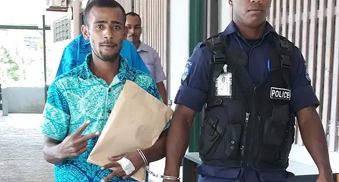 Fabiano Dakai outside the Navua Magistrate Court on February 28, 2019. Photo: Wati Talebula