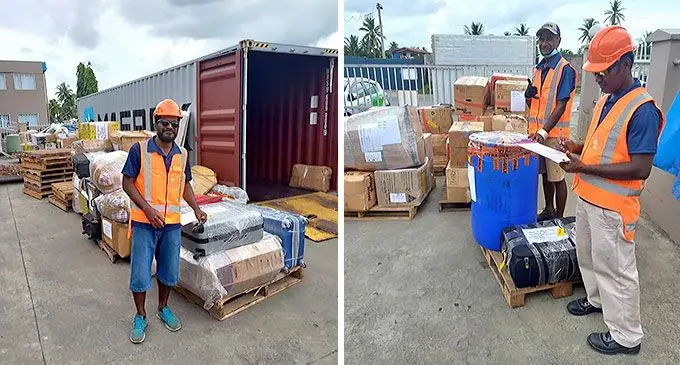 All Freight Logistics Fiji Limited is a 100 per cent locally owned company that handles exports as staff sorts through imported cargo before delivery to its customers.