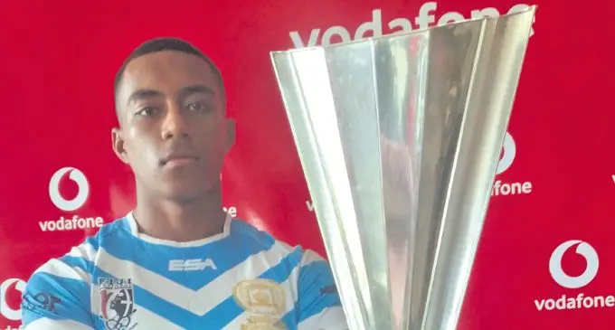 Defending Queen Victoria School Under-19 champions captain, Jonetani Kaukimoce in Suva on February