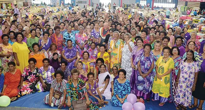Women at the Central Women’s Day Expo at Vodafone Arena, Suva. Photo: Asenaca Ratu