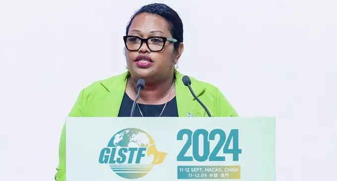 Minister for Forestry Alitia Bainivalu.