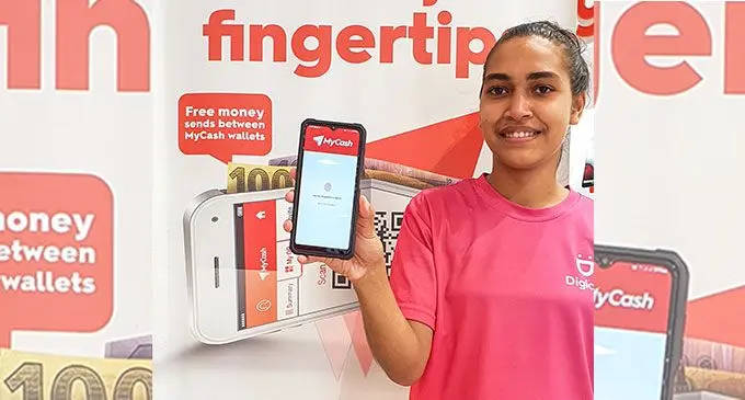Digicel staff Kesaia Kaisuva.