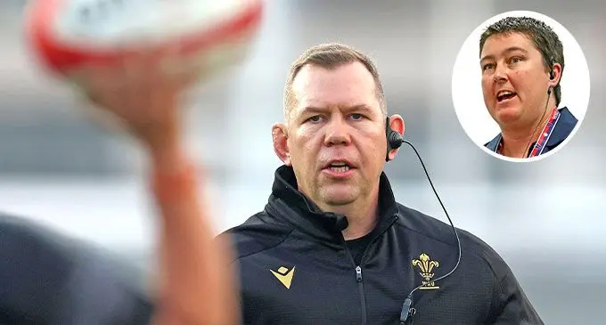 Tipped to be the Vodafone Fijiana XV head coach Ioan Cunnigham. Insert: High Performance Women's manager Alana Thomas.