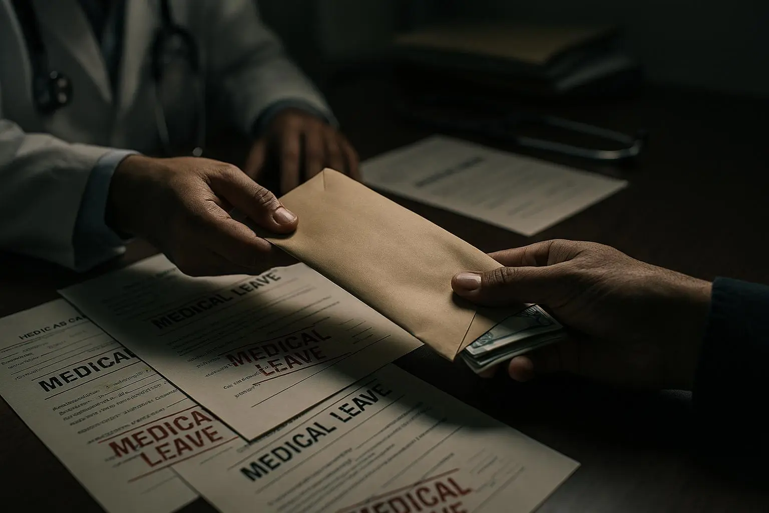 Doctors accused of selling sick sheets