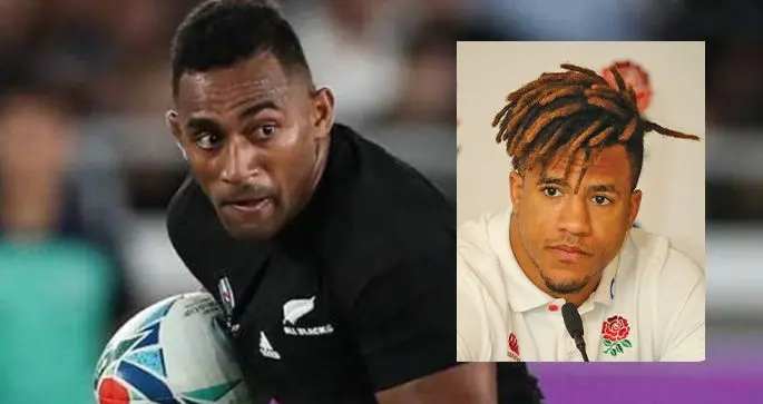 All Blacks winger Sevu Reece INSET: England winger Anthony Watson