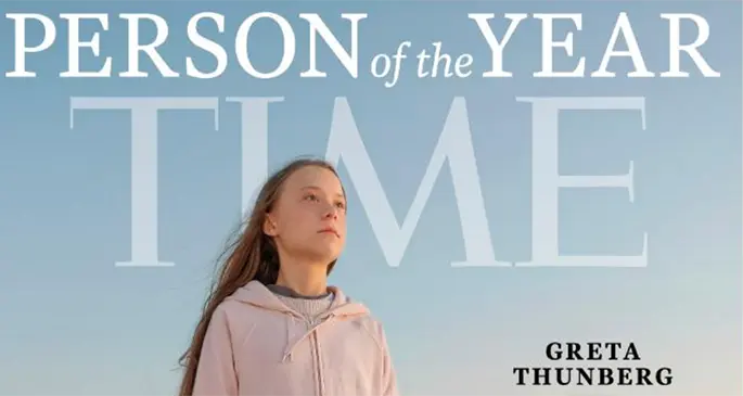 Greta Thunberg was named Time magazine's 2019 Person of the Year. 