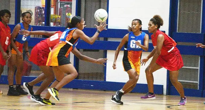 Netball Super League action between Naitasiri Highlanders and Ra Roosters at the FMF Gym, Suva, on June 17, 2023. Ra Roosters won 67-31. Photo: Ronald Kumar.