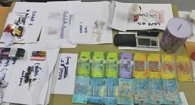 Reports from the public of drugs being traded at the market prompted the raid. Photo: RNZ Pacific