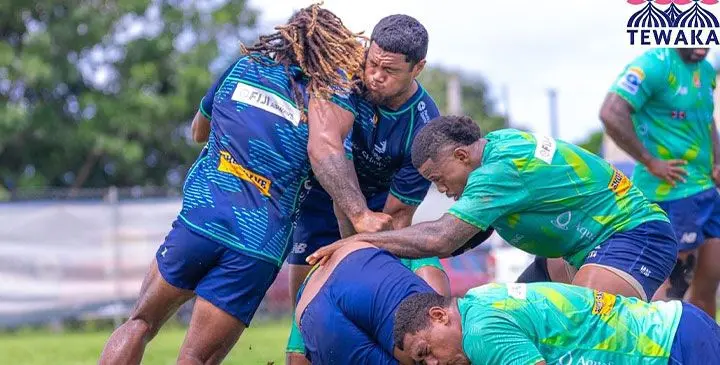 Drua side during a training session. Photo: Tewaka