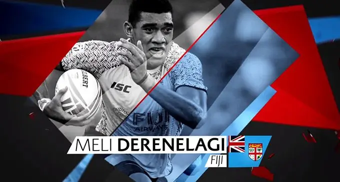 Fiji Airways Fijian 7s rep Meli Derenalagi was named ‘Rookie of the Year’.  
