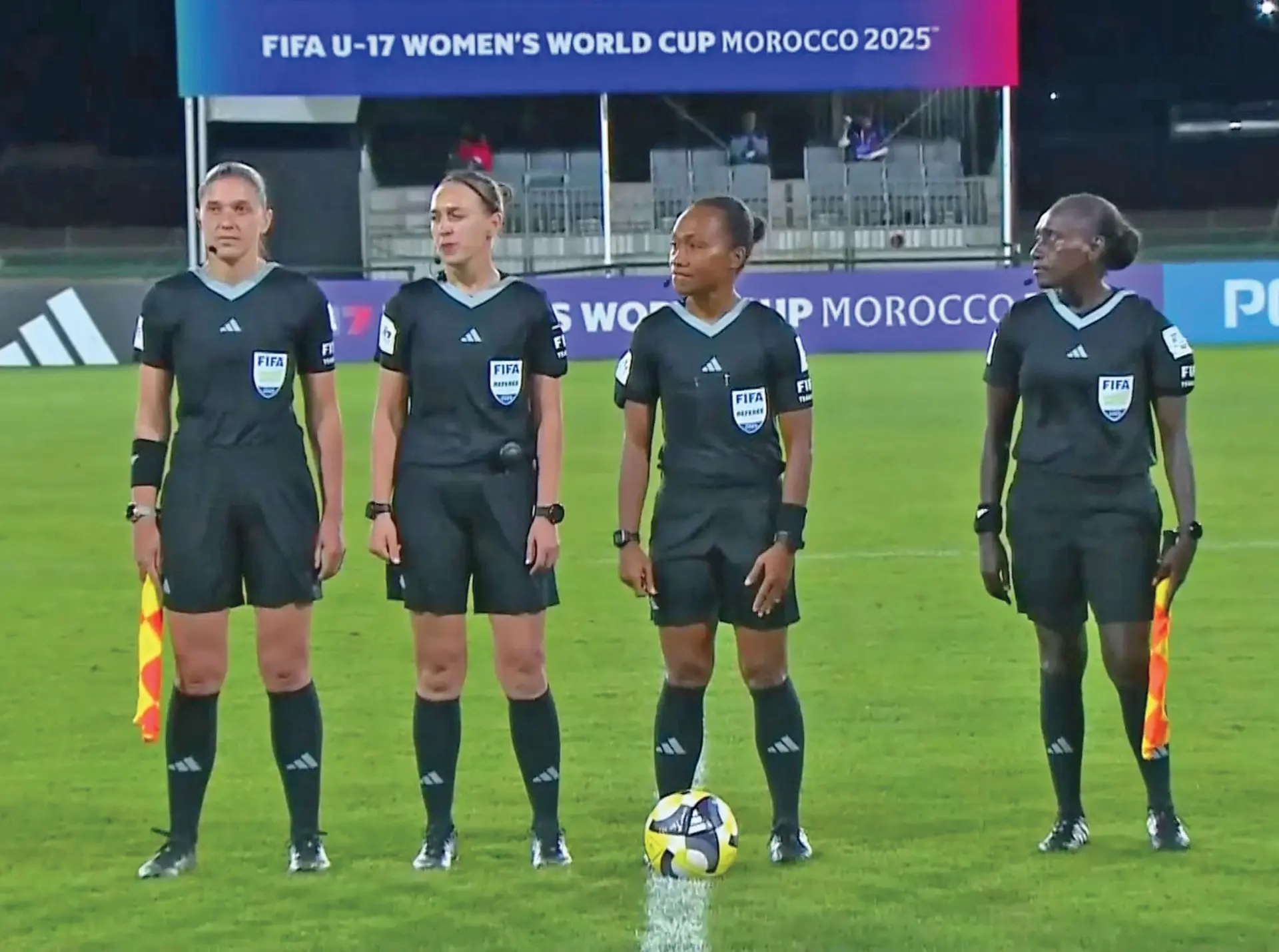 From left: Allys Clipsham, Veronika Bernatskaia, Torika Delai and Natalia Lumukana. 