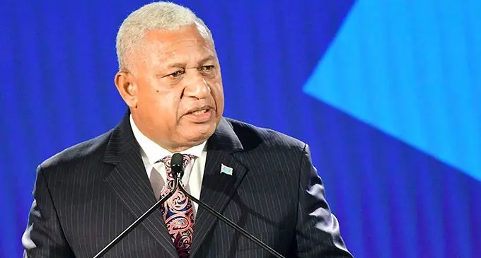 Prime Minister Voreqe Bainimarama.