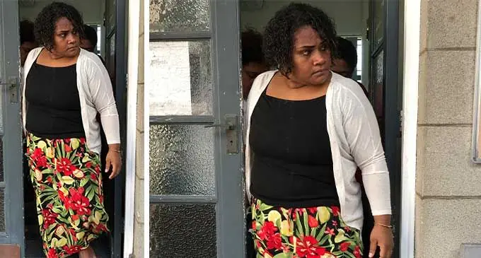 Asenaca Ravouvou outside the Magistrates Court in Suva on September 29, 2022. Photo: Ashna Kumar 