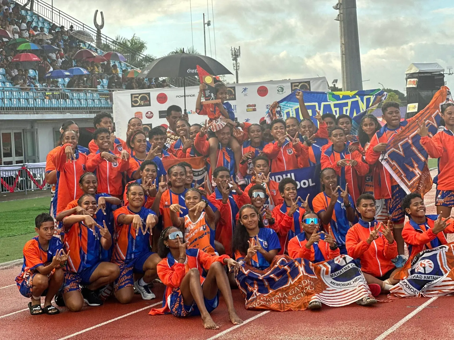 Defending champion girl