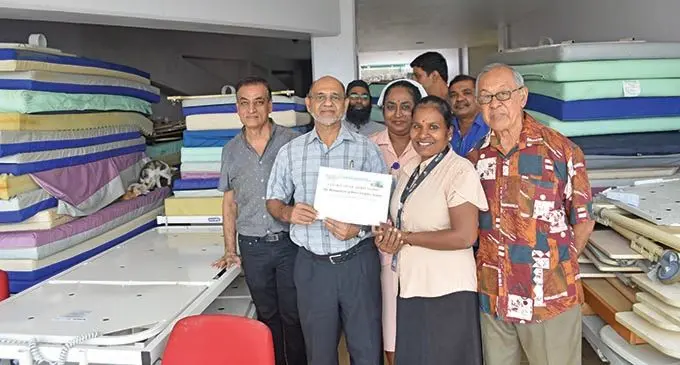 Representatives of the Labasa Hospital Board of Visitors during the handing over of the equipment on September 4, 2019. Photo: Mohammed Zulfikar