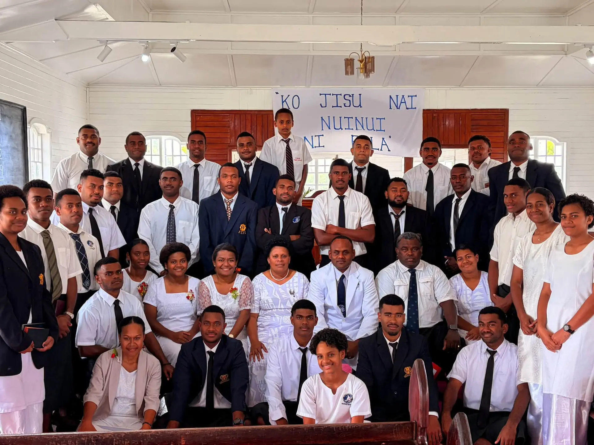 Youths from Nasaumatua, Daku, Tailevu as they marked Methodist Youth Fellowship (MYF) Special day last Sunday.