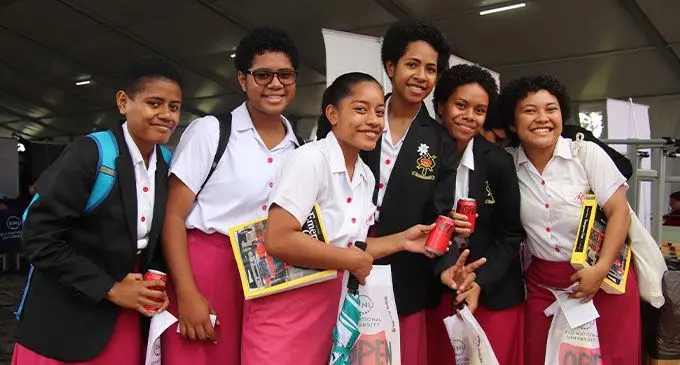 Students from Adi Cakobau School at last year’s Open Day.