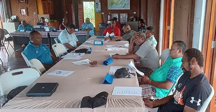 Cakadrove committee during their annual general meeting at Savusavu. Photo: Cakaudrove Rugby Media