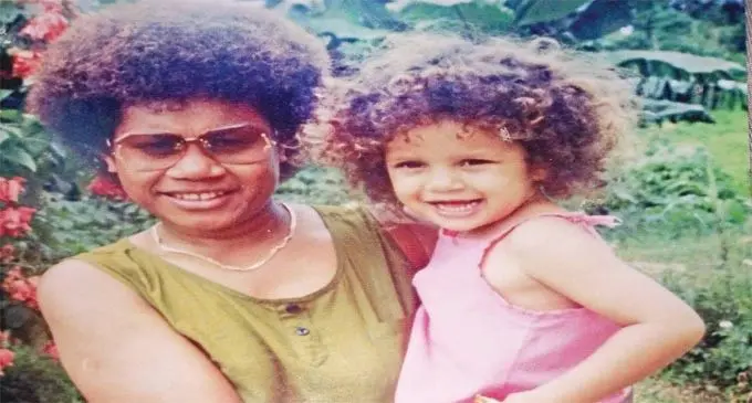 Nina Ratulele Lomas was a working mother. Daughter Losalini, now grown up, teaches English to refugee widows in the Middle East.