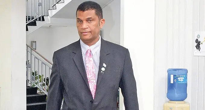 SODELPA MP Aseri Radrodro outside Parliament on December 10, 2020.  Photo: Ronald Kumar.