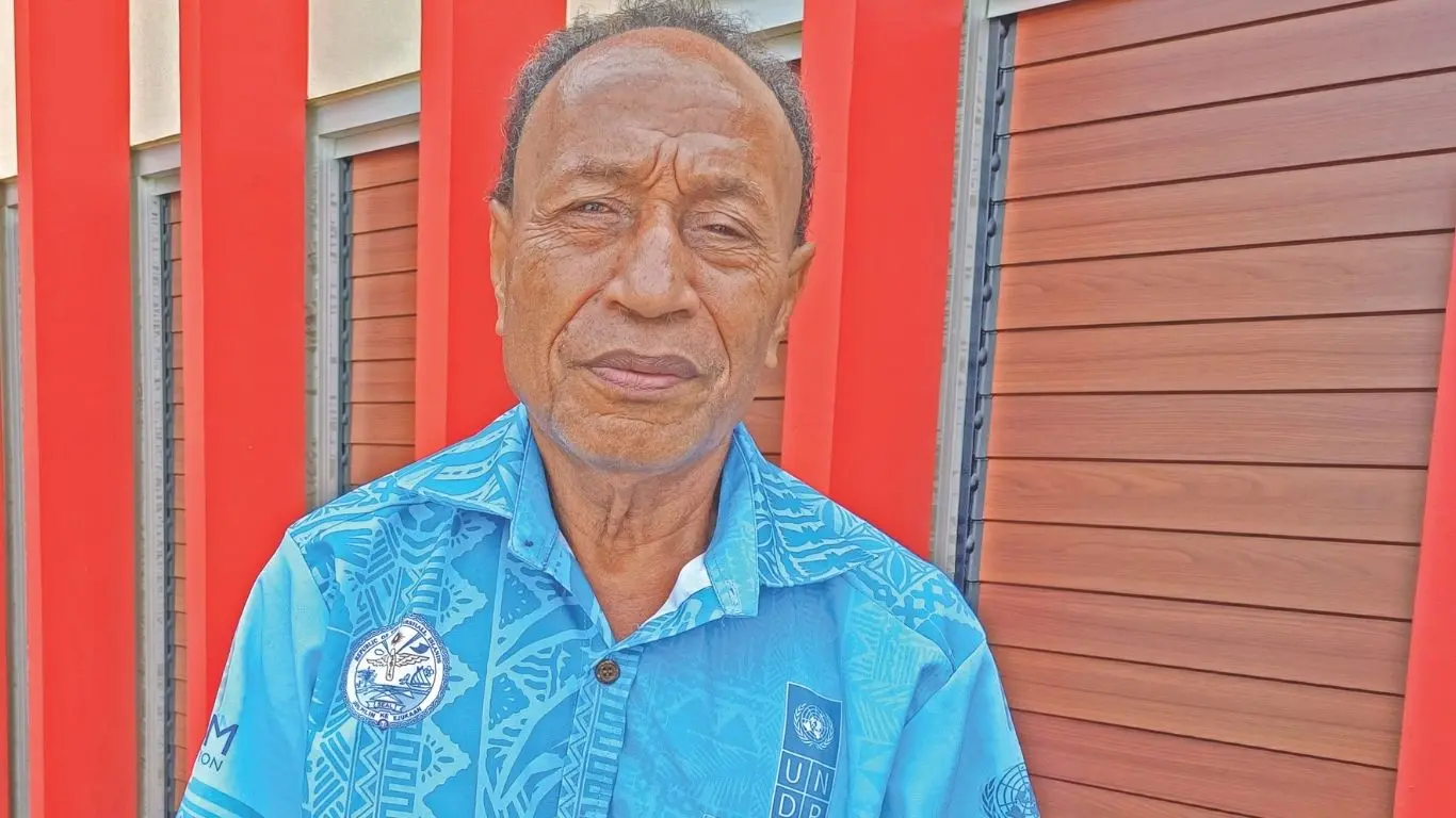 Naviavia Settlement headman Marika Sade.