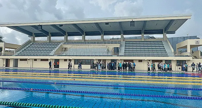 The newly renovated Damodar City Aquatic Centre in Suva on January 12, 2024. Photo: Sereana Salalo