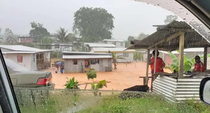 Flooding in Davuilevu, Photo: Raymond Francis