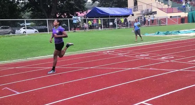 Jasper Williams High School 200 m Inter-Girls final at the Churchill Park in Lautoka on February 09,2018. PHOTO: KARALAINI TAVI.