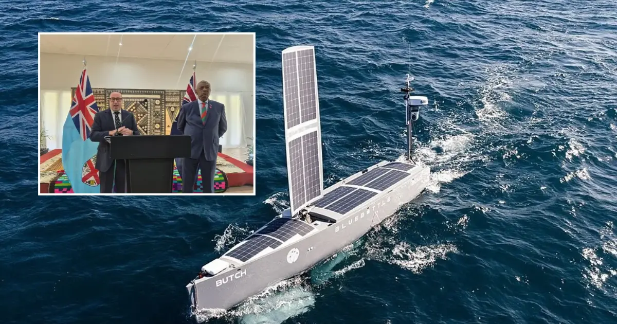 Australia will give Fiji Bluebottle uncrewed surface vessels as permanent assets.