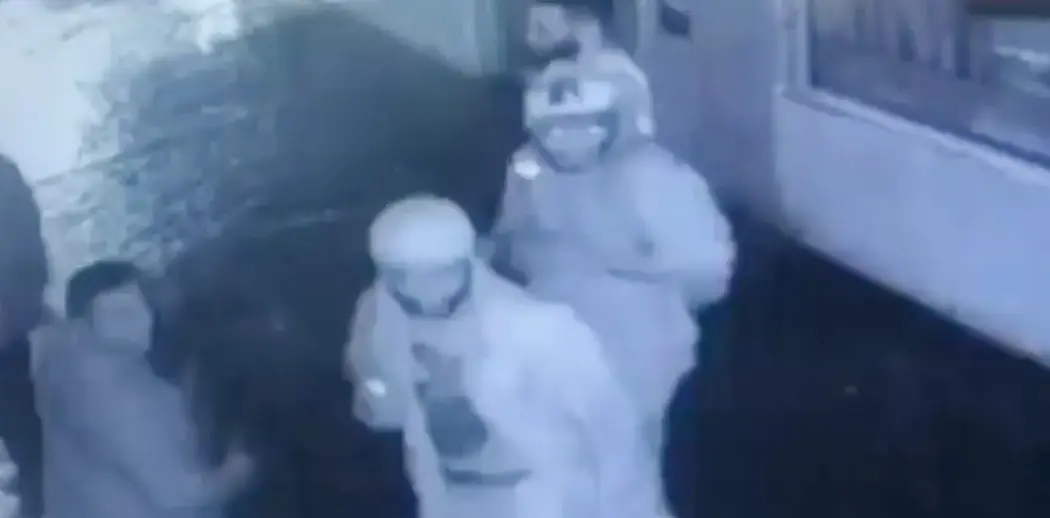 Part of the CCTV footage that captured the attack in Suva on the morning of July 21, 2019. Photo: Fiji Police Media Cell