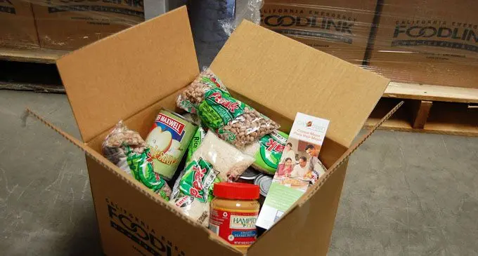 Boxes of food for the needy are one of the origins of Boxing Day.