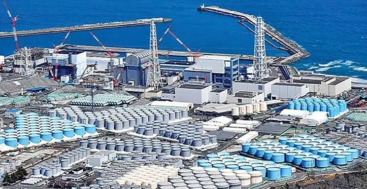 The Fukushima nuclear plant.