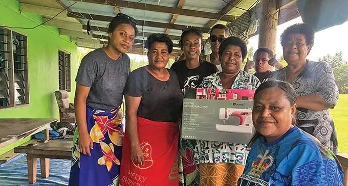Women of Nacekoro Village in Cakaudrove received sewing machine from Savusavu Community Foundation on December 23, 2022.
