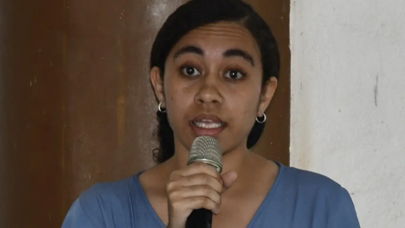 Adi Mere Qica at the public consultation on Bill No. 32 of 2026 Constitution (Amendment) Bill at Ba Market Bure on October 19, 2026.