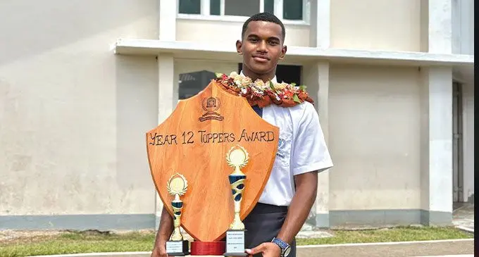 Queen Victoria School Year 12 student Sakiusa Bainivalu.