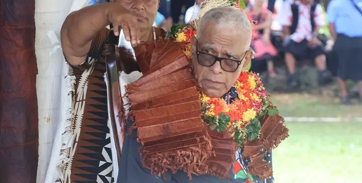 E vakasalusalutaki tiko qori na Peresitedi kei na Tui Cakau ko Ratu Naiqama Lalabalavu ena soqo ni vakasenuqanuqa ka vakayacori mai Somosomo, Taveuni ena macawa oqo.