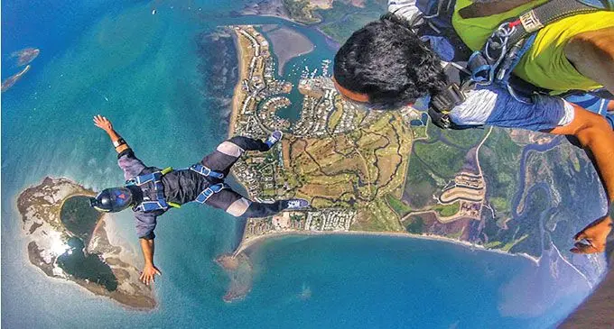 Skydive Fiji's adrenaline adventure. 