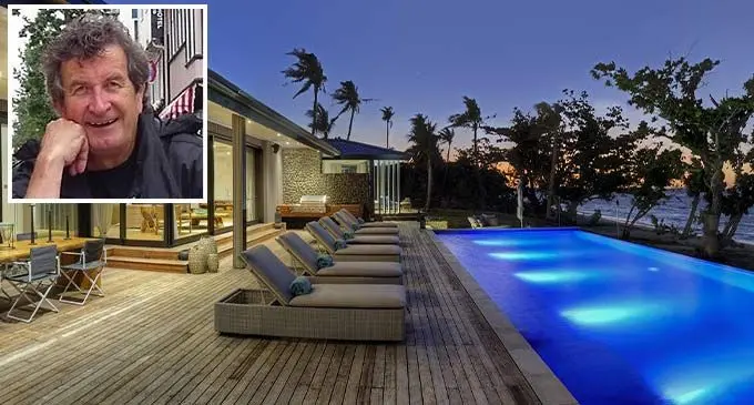 Vomo Island Resort. Inset: eWater Systems owner and founder, Phil Gregory