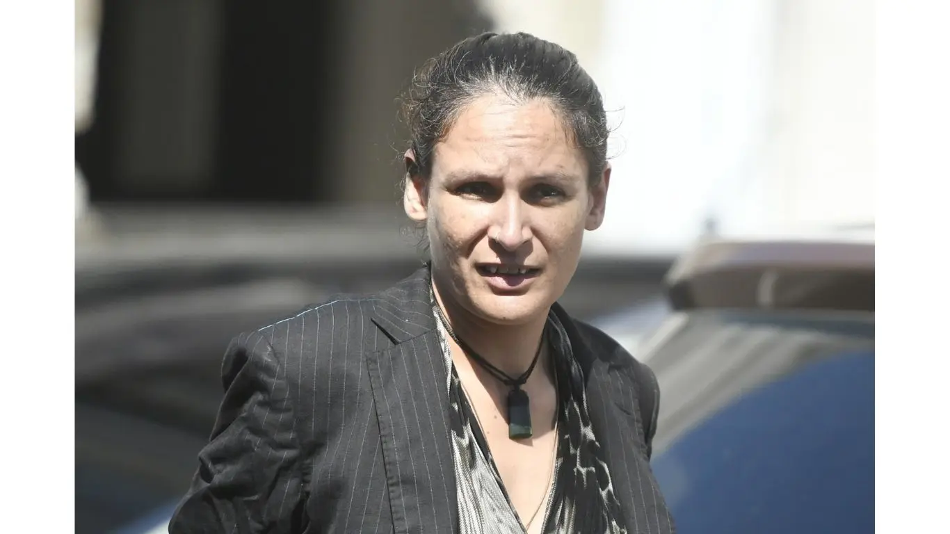 Drug accused Zoe Maharaj Moore outside the Suva Magistrate Court on April 21, 2026.