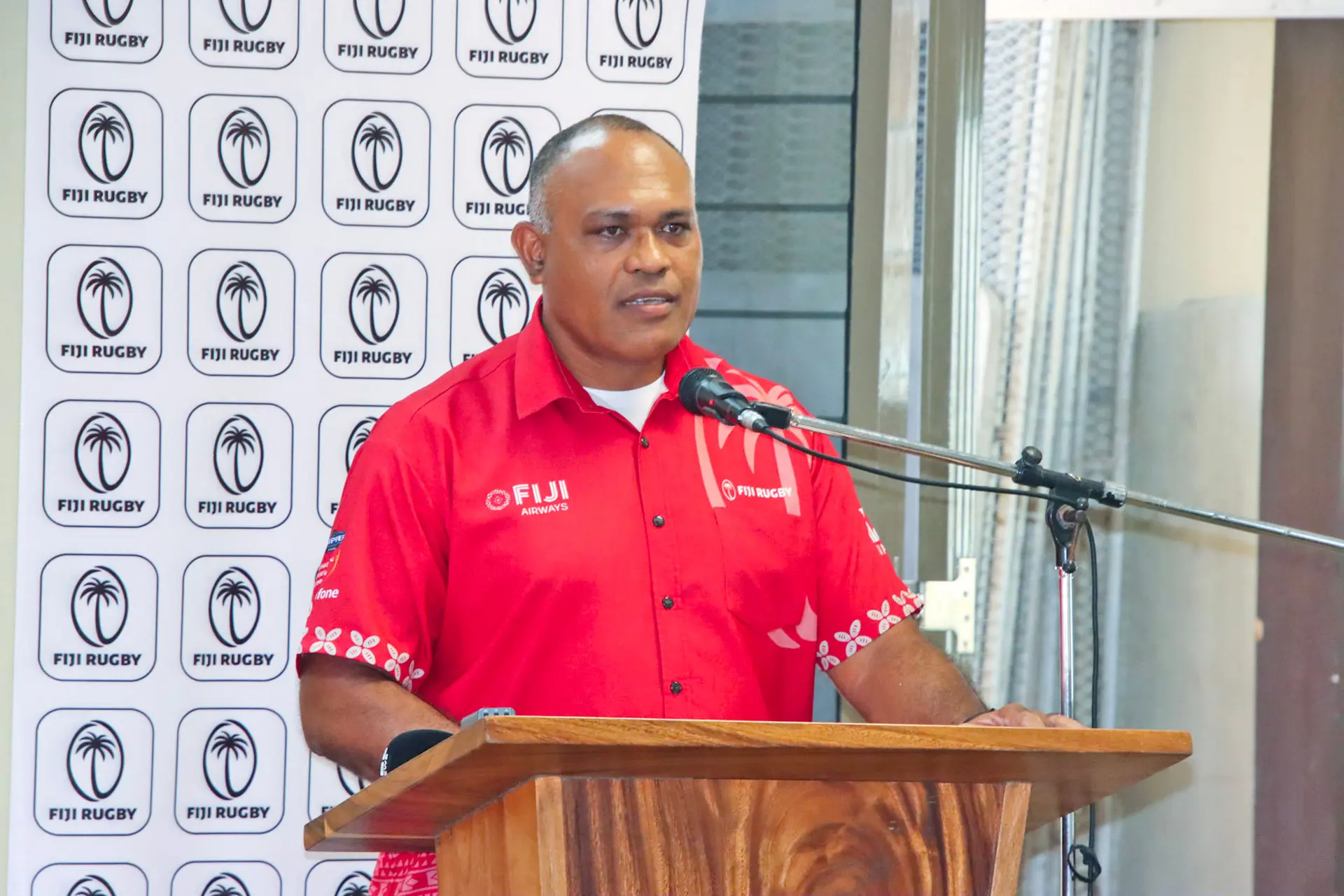 Fiji Rugby Union senior operations officer Jikoibau Matawalu.
