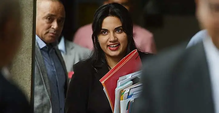 Office of the Director of Public Prosecutions (ODPP) Lawyer Nimisha Shankar outside Court on October 4, 2023. Photo: Ronald Kumar