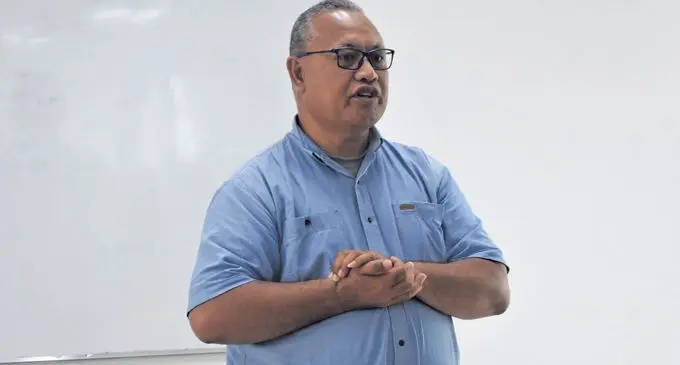 Alpha Pacific Navigation General Manager Saoloto Sosene