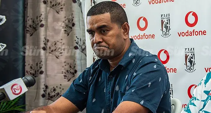 Fiji Fiji National Rugby League (from left) newly appointed chairman Akuila Masi. Photo: Leon Lord