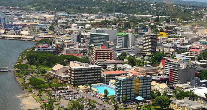 An aerial shot of Suva city.  Photo: Ronald Kumar 