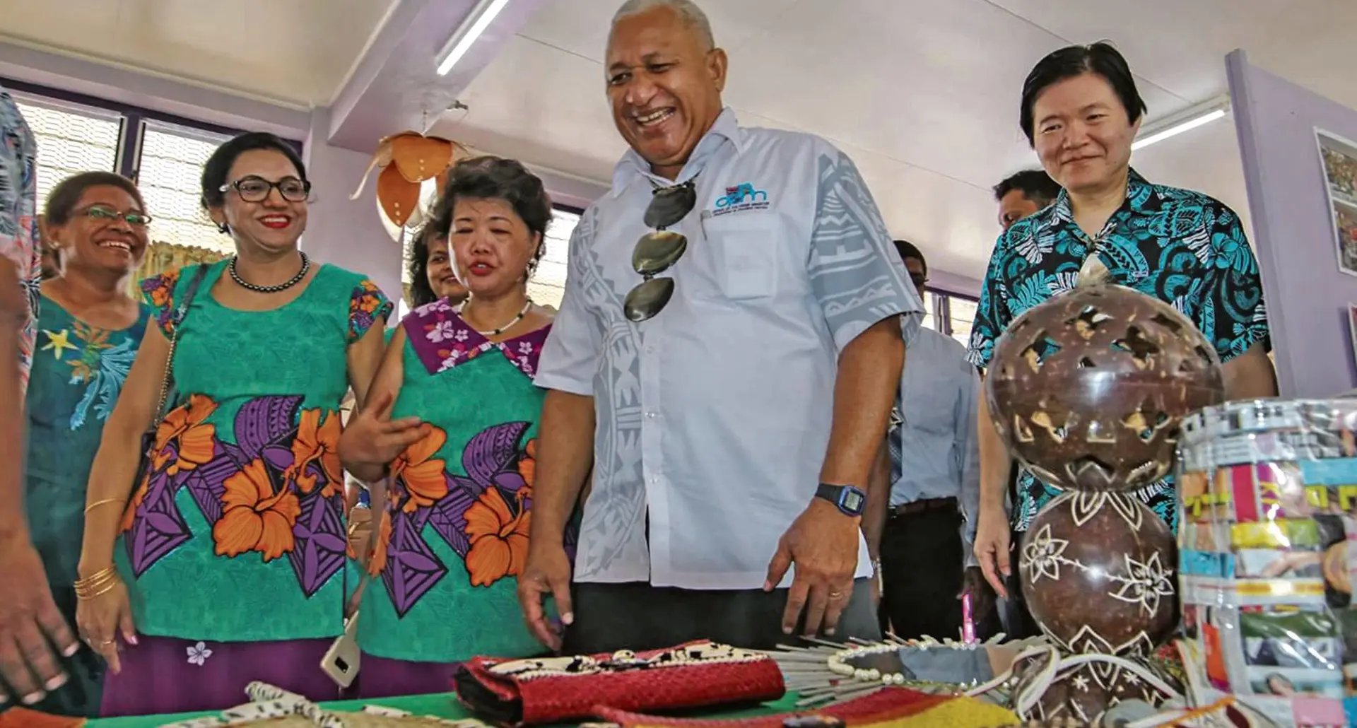 Prime Minister Voreqe Bainimarama during the opening of the Ba Women’s Forum Training Centre on February 15, 2018.  Photo: DEPTFO News