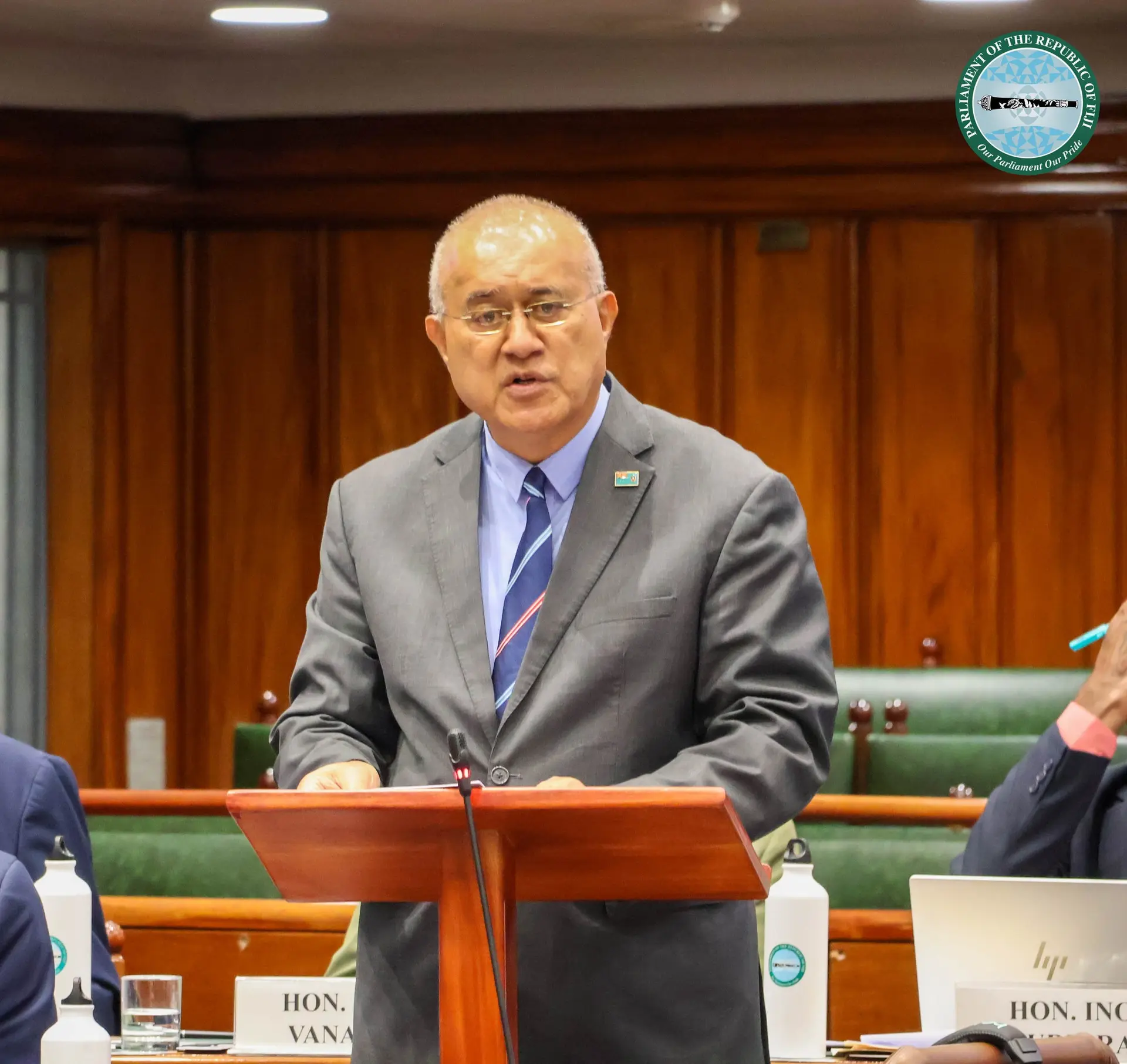 Minister for Policing and Communications Ioane Naivalurua.
