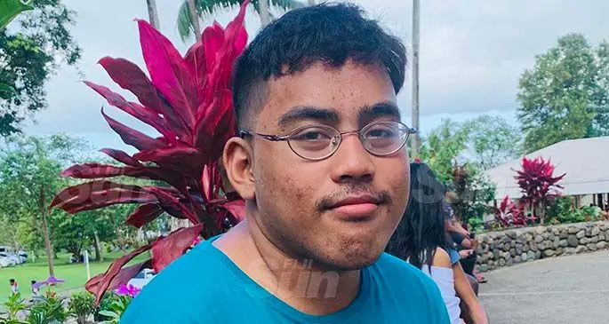 Kiribati national Bate Tiaeki, 19, at the University of the South Pacific in Laucala Bay, Suva. Photo: Fonua Talei