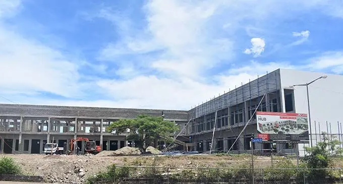 Construction of the new Lautoka Hub near completion. Photo: Salote Qalubau
