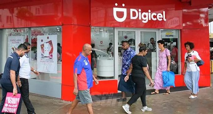 A Digicel store at Suva City. Photo: Ronald Kumar