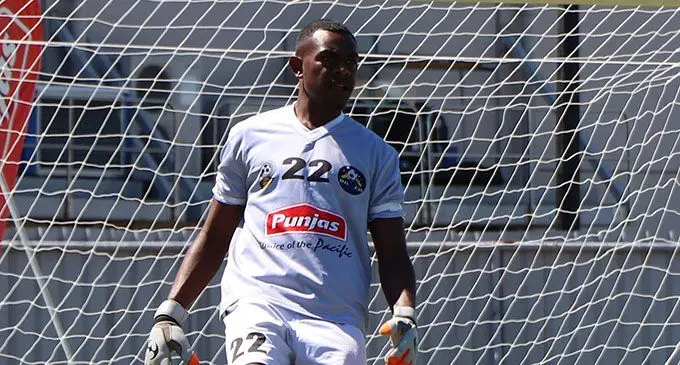 Battle of the Giants Golden Glove winner and Ba’s Goalkeeper, Isikeli Seva Junior. Photo: FFA Media